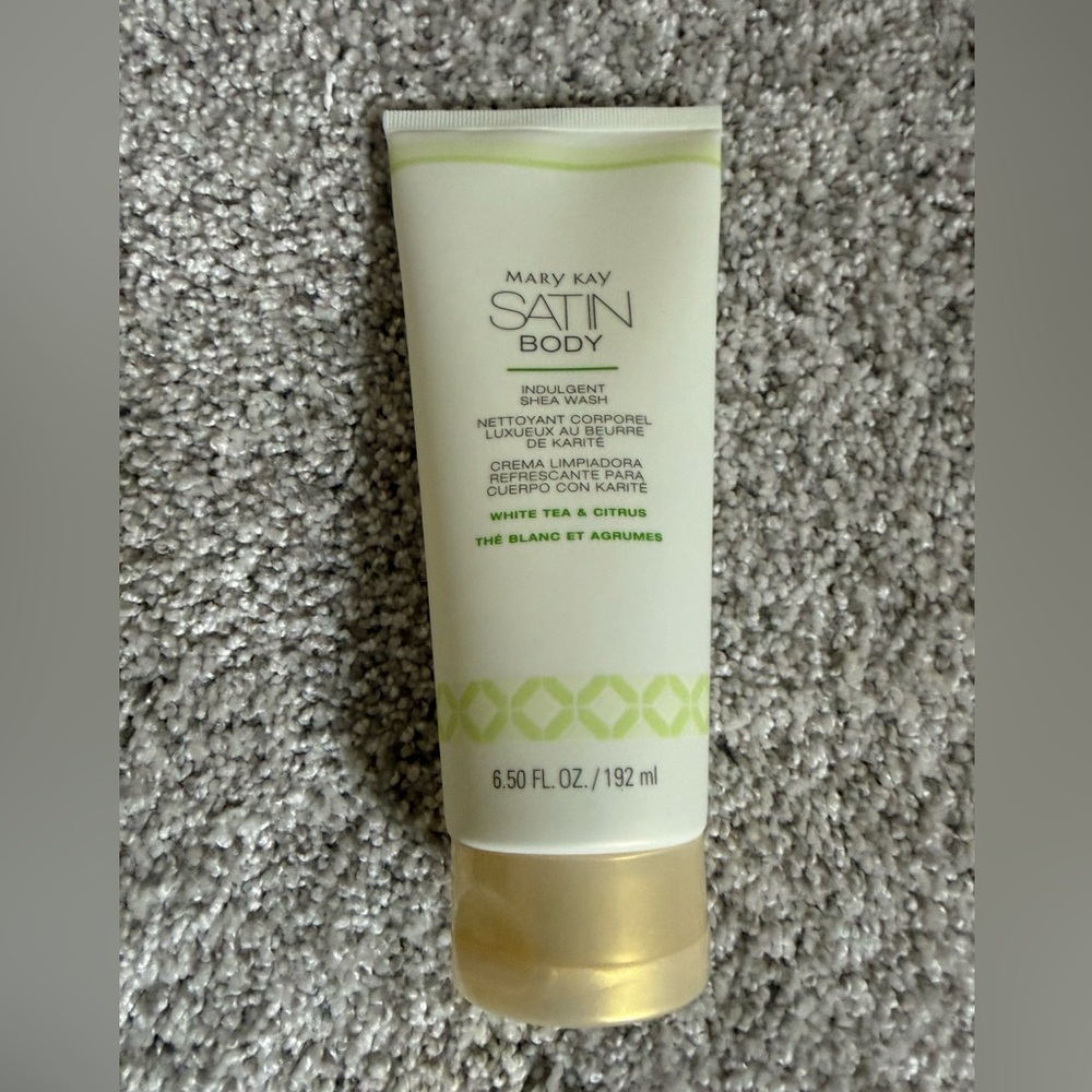 Mary Kay Satin Body Indulgent Shea Wash - White Tea & Citrus New